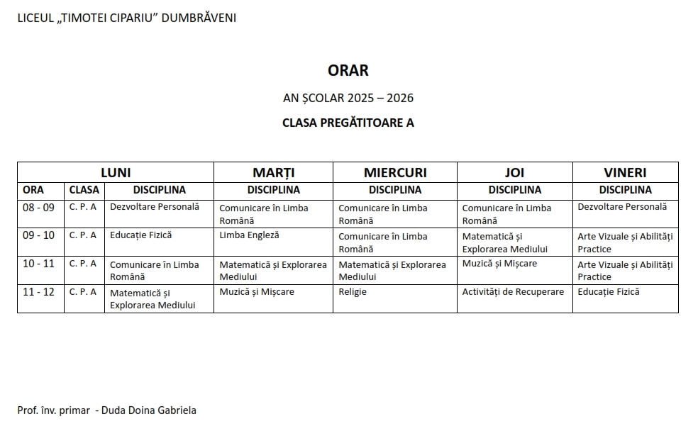 Orar inv primar 001