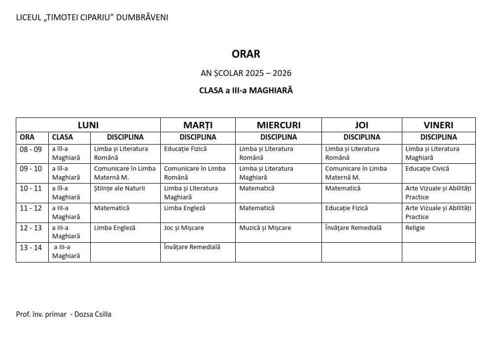 Orar inv primar 018