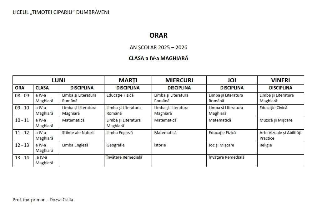 Orar inv primar 019