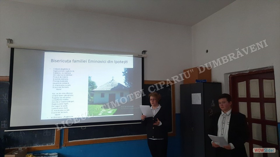 Proiectul - Dor de Eminescu