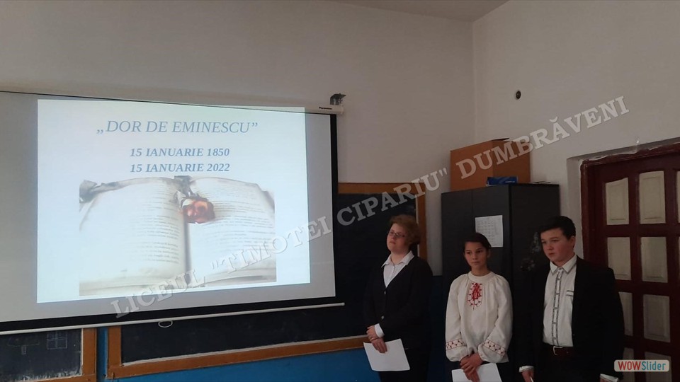 Proiectul - Dor de Eminescu